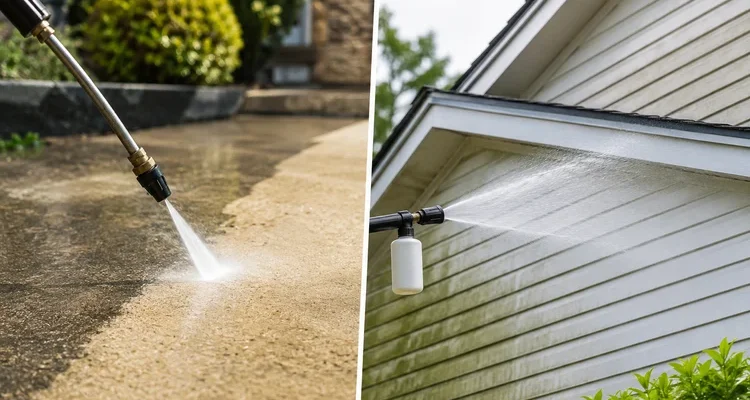Pressure Washing vs Soft Washing: What's the Difference?