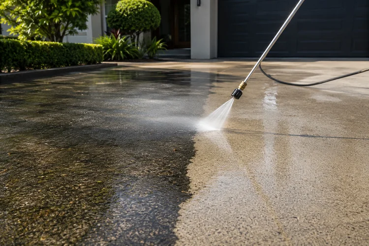 The Benefits of Pressure Washing Your Driveway
