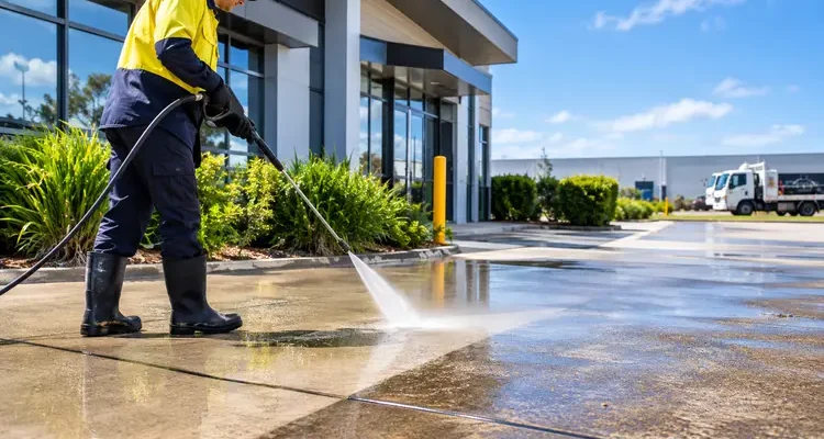 Commercial Pressure Washing: Keeping Your Business Property Clean