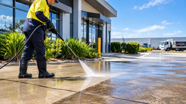 Commercial Pressure Washing: Keeping Your Business Property Clean