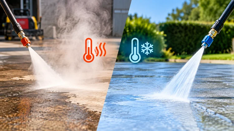 Hot Water vs Cold Water Pressure Washing: Which Is Better?