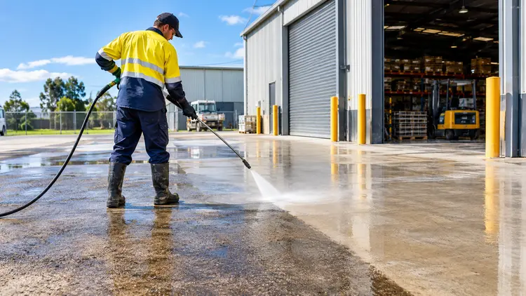 Pressure Washing for Warehouses, Workshops & Industrial Buildings